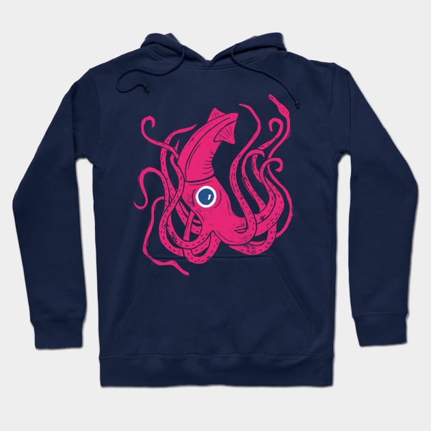 Giant Squid Hoodie by Jackie Hurd